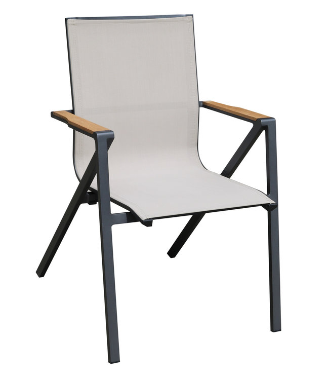 Beach7 Soho chaise de Jardin Aluminium Textilene