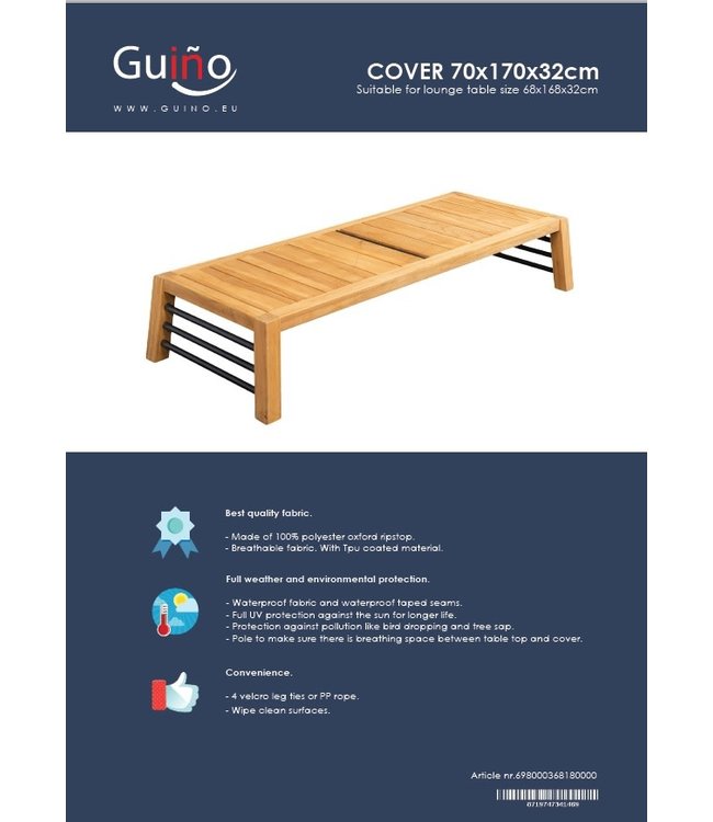 Guiño Tuinmeubelhoes compania/primavera