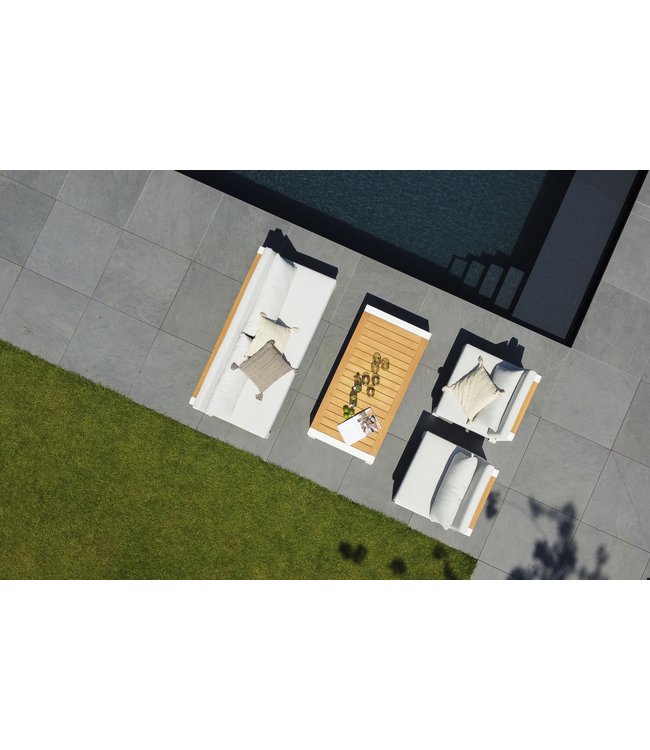 Guiño Guino Ensemble Bellevue LOUNGE comprenant 1 canapé et 2 chaises et table à hauteur de salon