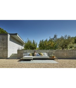 Jardinico Mauroo 2-delige Loungeset Antraciet 185x375 cm Aluminium-Teak