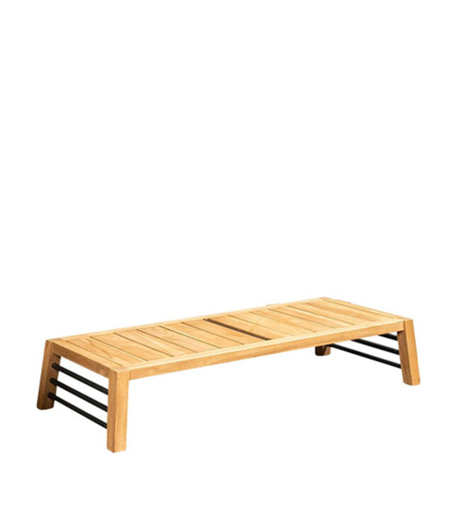 Guiño Compañia ensemble de salon 4 pièces en teck avec coussins