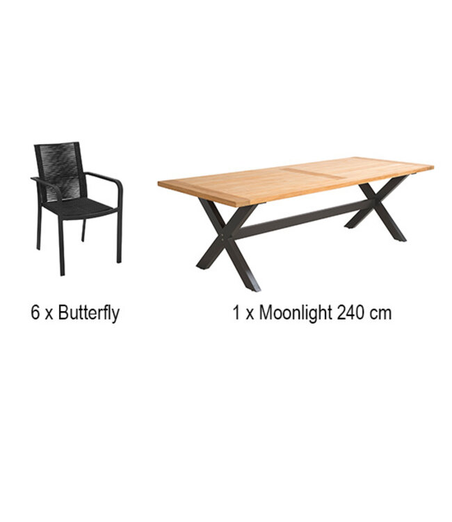 Beach7 Moonlight-Butterfly 7 delige set