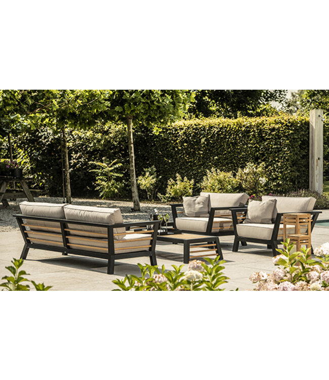 Guiño Compañia Ensemble de salon 4 pièces en aluminium