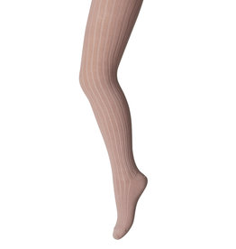 MP DENMARK MP TIGHTS COTTON RIB WOOD ROSE