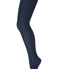 MP DENMARK MP TIGHTS COTTON RIB PETROL BLUE