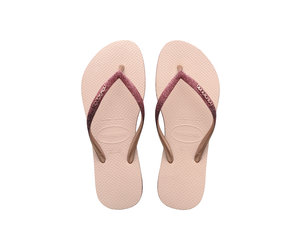 HAVAIANAS SLIM SPARKLE BALLET ROSE Etoile Knokke