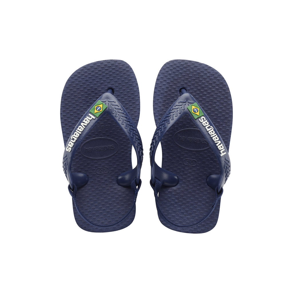 HAVAIANAS HAVAIANAS BABY BRASIL LOGO NAVY BLUE