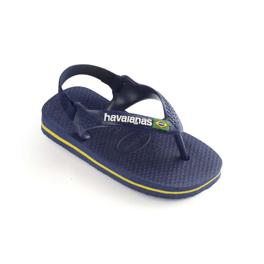 HAVAIANAS HAVAIANAS BABY BRASIL LOGO NAVY BLUE