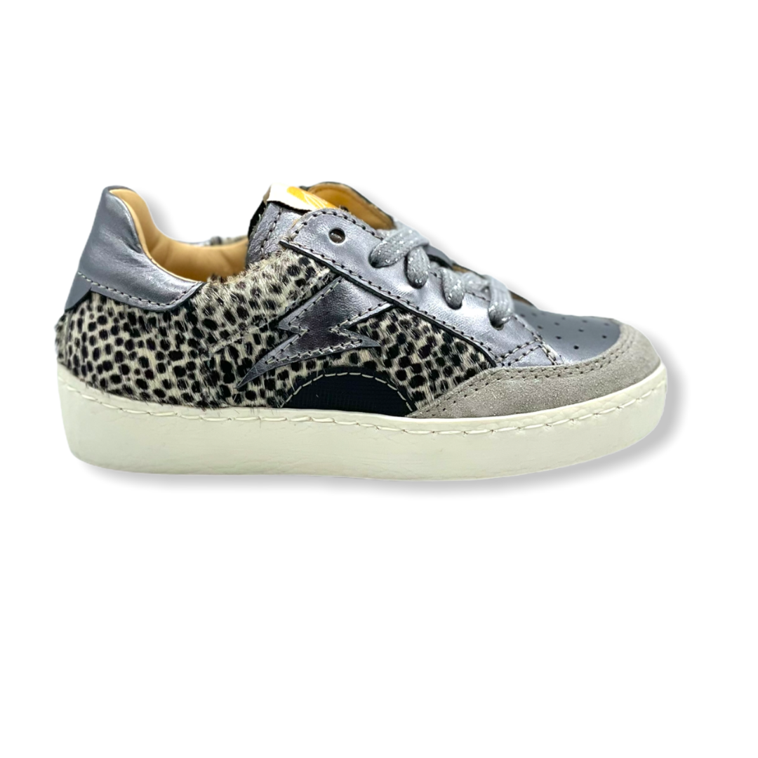 OCRA SNEAKER LOW LEO SILVER STONE - Etoile Knokke
