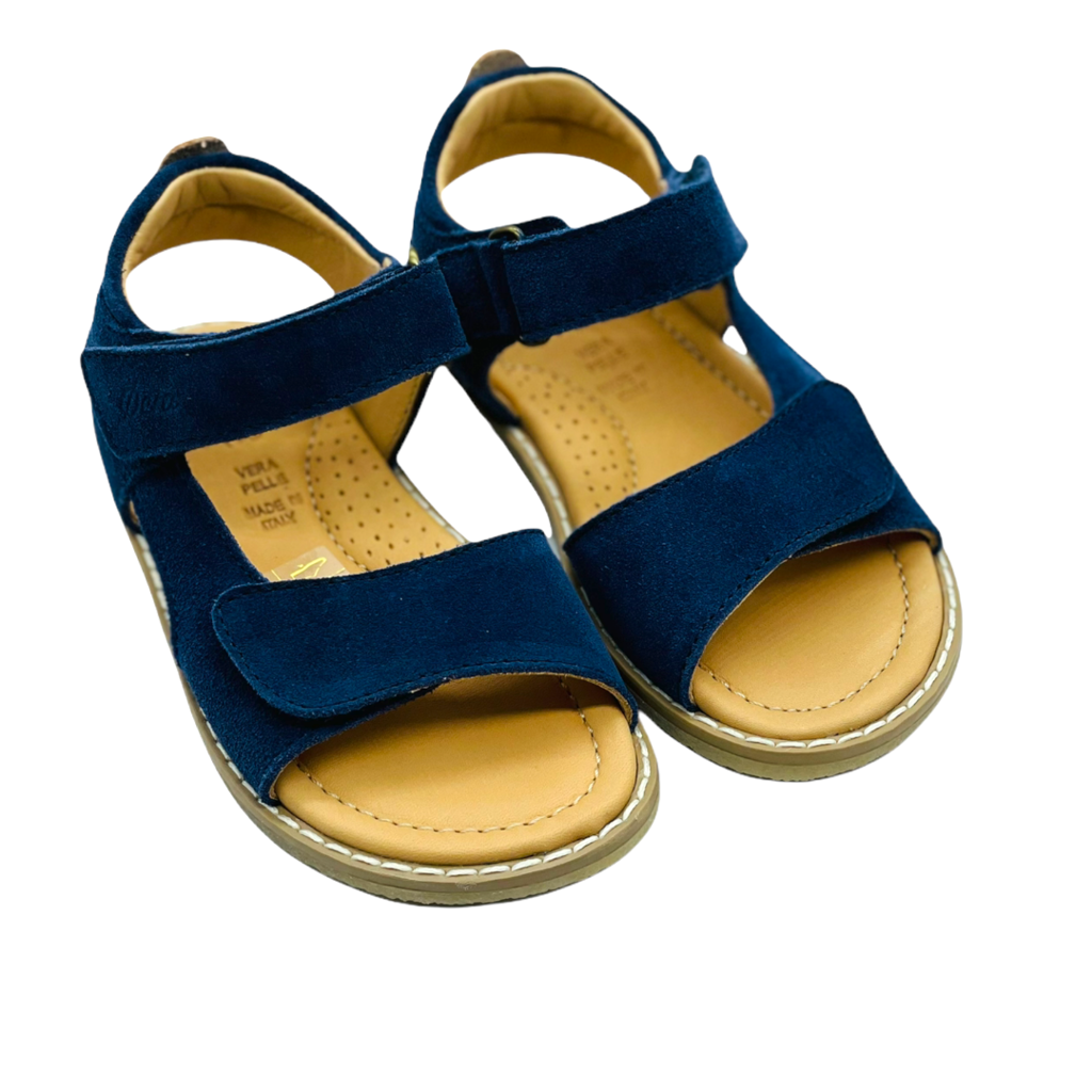 OCRA OCRA BAPTISTE SANDAL VELCRO NAVY