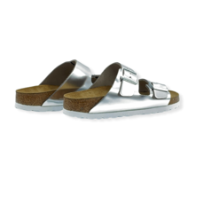 BIRKENSTOCK BIRKENSTOCK ARIZONA METALLIC SILVER