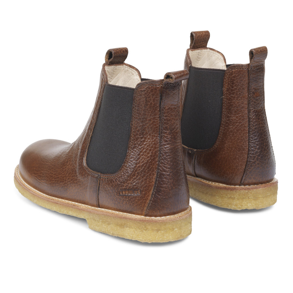 ANGULUS ANGULUS CHELSEA BOOT BROWN