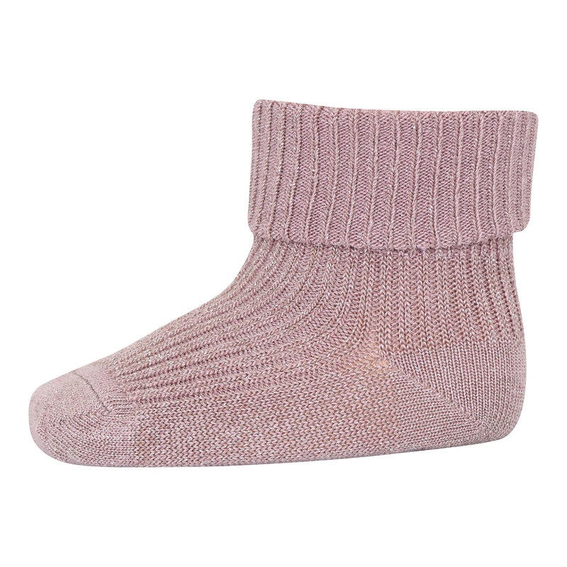 MP DENMARK MP IDA GLITTER SOCKS MAUVE SHADOWS