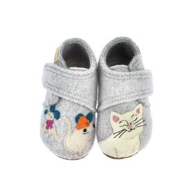 KITZBUHEL KITZBUHEL VELCRO CAT & MOUSE LIGHTGREY