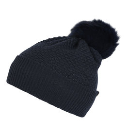 MP DENMARK MP CHUNKY OSLO BEANIE FUR NAVY