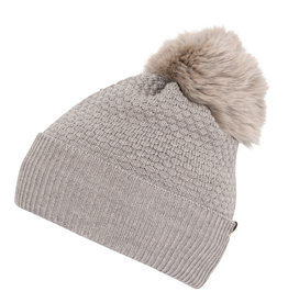 MP DENMARK MP CHUNKY OSLO BEANIE FUR LIGHT BROWN