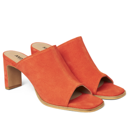 ANGULUS ANGULUS SANDAL WITH HEEL CORAL