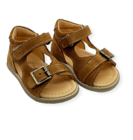 OCRA OCRA MINI CLOSED SANDAL COGNAC MOU