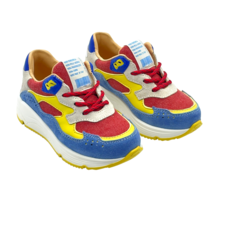 RONDINELLA RONDINELLA SNEAKER MULTICO BOBO YELLOW