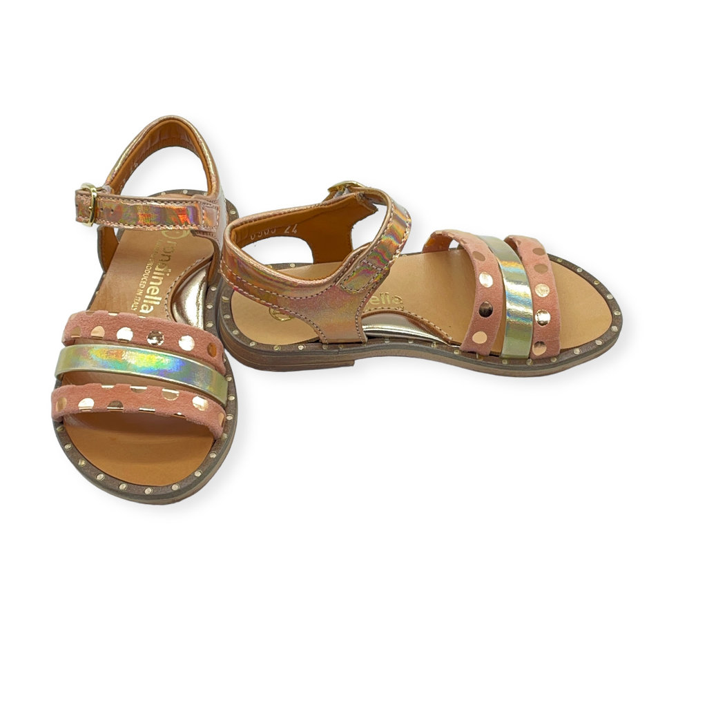 RONDINELLA RONDINELLA JUNIOR SANDAL PETIT POIS ROSE