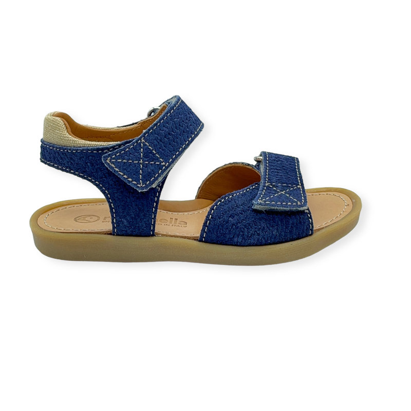 RONDINELLA RONDINELLA JUNIOR VELCRO SANDAL NAVY