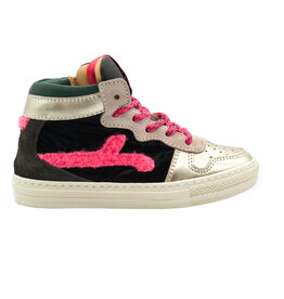 RONDINELLA RONDINELLA JD SNEAKER GOLD PINK BLACK