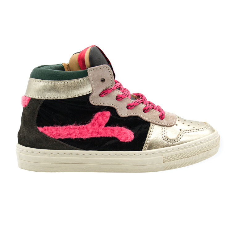 RONDINELLA RONDINELLA JD SNEAKER GOLD PINK BLACK