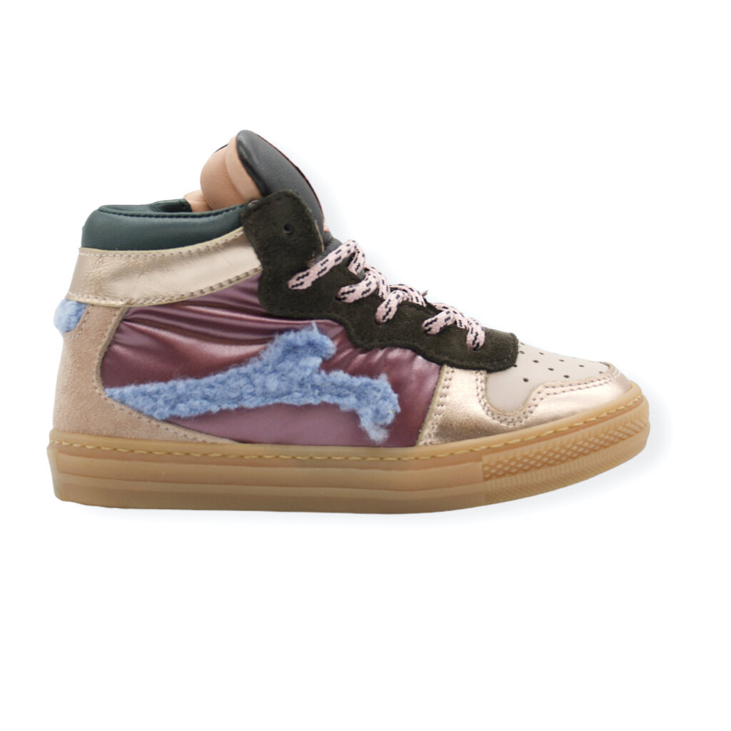 RONDINELLA RONDINELLA JD SNEAKER MAUVE BLACK