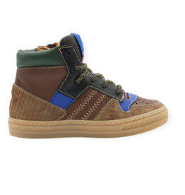 RONDINELLA RONDINELLA SNEAKER MULTI BROWN BLUE