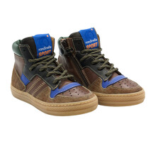 RONDINELLA RONDINELLA SNEAKER MULTI BROWN BLUE