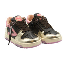 RONDINELLA RONDINELLA NK SNEAKER BROWN PINK GOLD