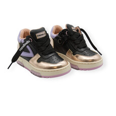 RONDINELLA RONDINELLA MINI NK SNEAKER BLACK ROSé LILA