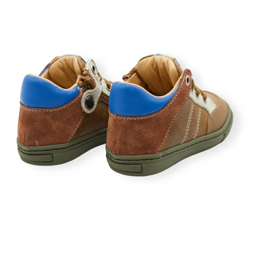 RONDINELLA RONDINELLA FIRST CLASSIC SNEAKER BROWN WHITE BLUE