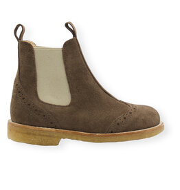 ANGULUS ANGULUS CHELSEA BOOT TAUPE & BEIGE