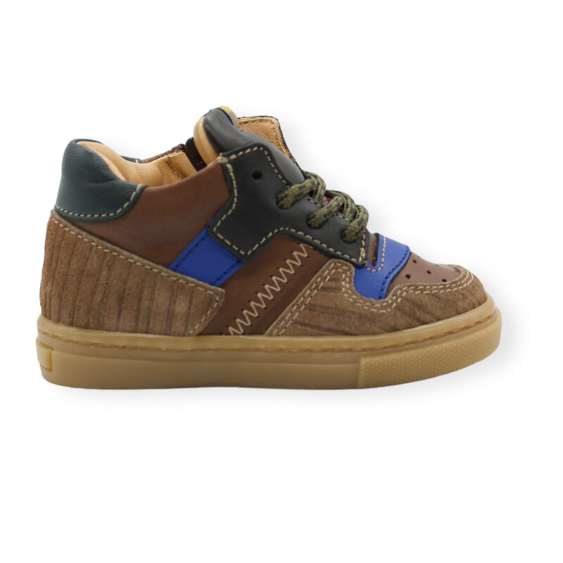 RONDINELLA RONDINELLA MINI SNEAKER MULTI BROWN BLUE