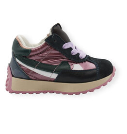 RONDINELLA RONDINELLA MINI NK SNEAKER BLUE MAUVE KAKI