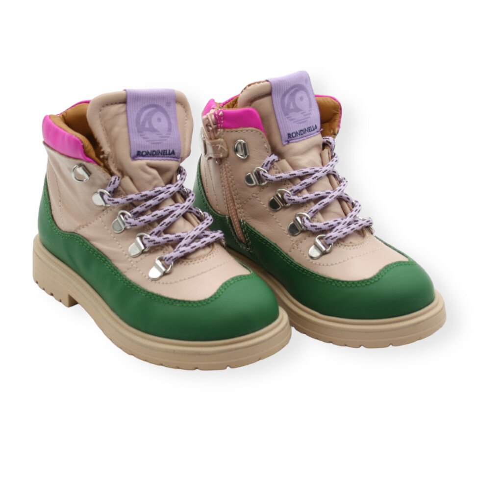 RONDINELLA RONDINELLA BOOT MULTI BEIGE GREEN