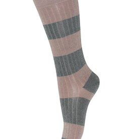 MP DENMARK MP CLARA GLITTER KNEE SOCKS ROSE GREY