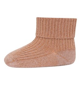 MP DENMARK MP IDA GLITTER SOCKS TAWNY BROWN