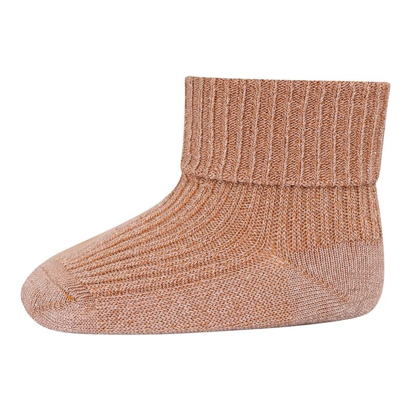 MP DENMARK MP IDA GLITTER SOCKS TAWNY BROWN