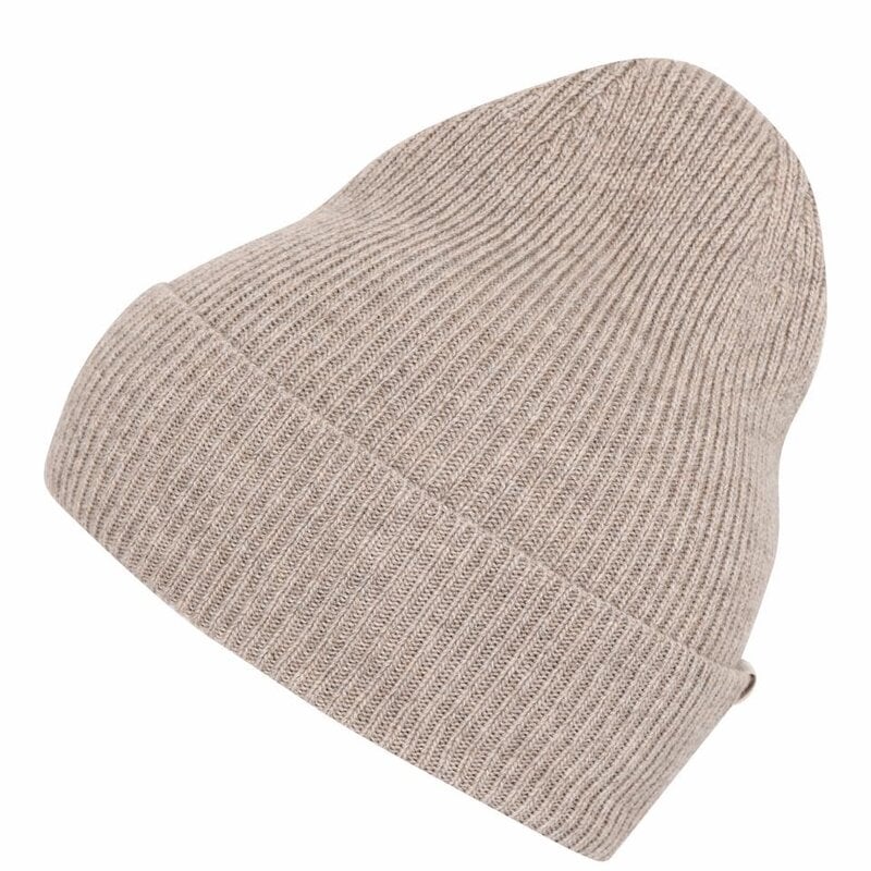 MP DENMARK MP STOCKHOLM BEANIE LIGHT BROWN