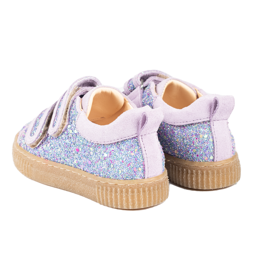 ANGULUS ANGULUS GLITTER SNEAKER LILAC