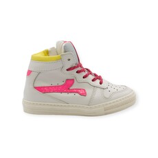 RONDINELLA RONDINELLA 11993 SNEAKER ECRU FLUO ROSE