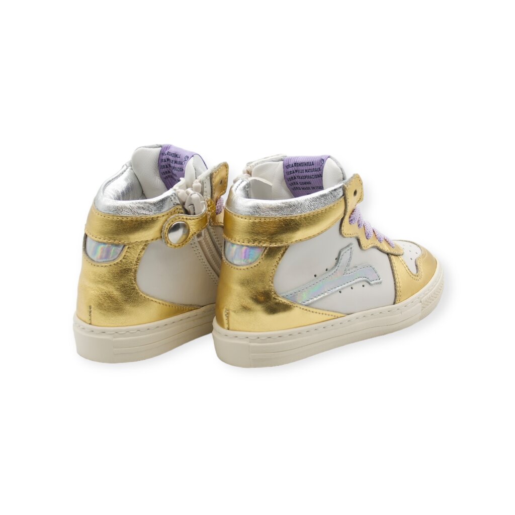 RONDINELLA RONDINELLA 11993 SNEAKER GOLD LILA