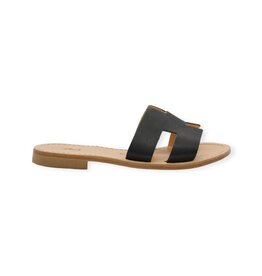 OCRA OCRA D654 SANDAL H BLACK