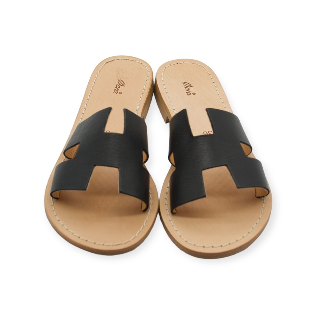 OCRA OCRA D654 SANDAL H BLACK