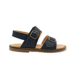 OCRA OCRA 613 CLASSIC SANDAL NAVY BLUE