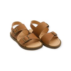 OCRA OCRA 613 CLASSIC SANDAL COGNAC