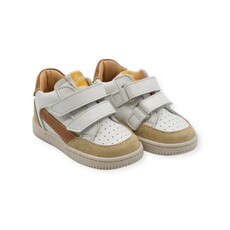 OCRA OCRA 971 MINI SNEAKER VELCRO COGNAC