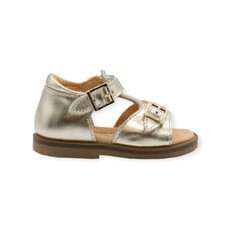 OCRA OCRA D055 MINI SANDAL VELCRO PLATA